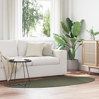 vidaXL Områdesmatta Skog Grön 100x200 cm Polyester Halkfri