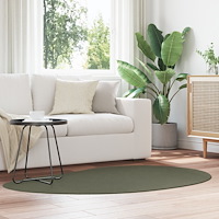 vidaXL Områdesmatta Skogsgrön 120x170 cm Polyester Halkfri