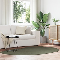 vidaXL Områdesmatta Skoggrön 140 x 200 cm Polyester Antiskid