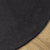 vidaXL Områdesmatta Svart 100x200 cm Polyester Antiskid