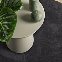 vidaXL Områdesmatta Svart 100x200 cm Polyester Antiskid