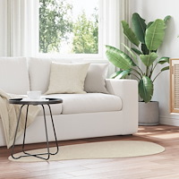 vidaXL Matta 'HUARTE' Kort Pile Mjuk och Tvättbar Beige 80x150 cm