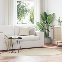 vidaXL Matta "HUARTE" Kort Lugg Mjuk och Tvättbar Beige 140x200 cm