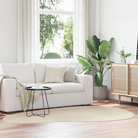 vidaXL Mattor Beige Polyester 160 x 230 cm Halkfri Matta Modern