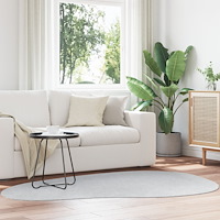vidaXL Matta "HUARTE" Kort Lugg Mjuk och Tvättbar Grå 140x200 cm