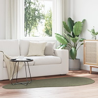 vidaXL Matta 'HUARTE'Kort Lugg Mjuk och Tvättbar Skogsgrön 100x200 cm