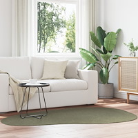 vidaXL Matta "HUARTE" Korthårig Mjuk och Tvättbar Skogsgrön 140x200 cm