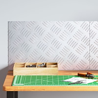 vidaXL Aluminium checkerplattor 2 stycken Halkfria 50x30 cm