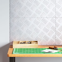vidaXL Aluminium Checker Plattor - Set om 4, Halkfria, 50x30 cm