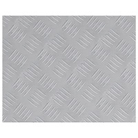 vidaXL Trappsteg Rektangulär 4 pcs Silver 50 x 40 cm Aluminium