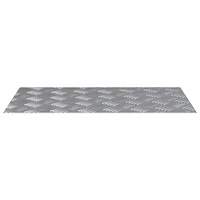 vidaXL Aluminium Checker Plates 4 st Halkfria 70x40 cm