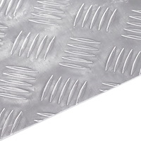 vidaXL Aluminium Checker Plates 4 st Halkfria 70x40 cm