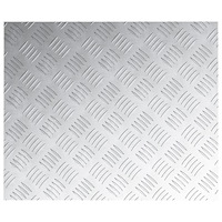 vidaXL Aluminium Mönsterplåtar - 4 Pack - Anti-Slip - 60x50 cm
