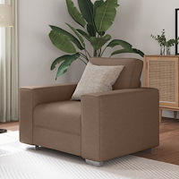vidaXL Brun Fåtölj 59 cm