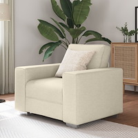 vidaXL Soffa stol Linne 59 cm