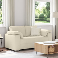 vidaXL 120 cm Linne Loveseat Soffa