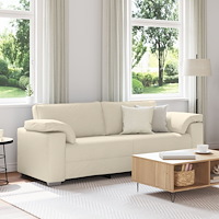 vidaXL 3-sits Soffa Linne 178 cm