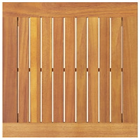 vidaXL Sidobord 45x45x38 cm Massivt trä Akacia