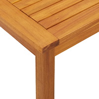 vidaXL Sidobord 45x45x38 cm Massivt trä Akacia
