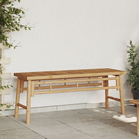 vidaXL Bänk Brun 110 x 38 x 45 cm Bambu