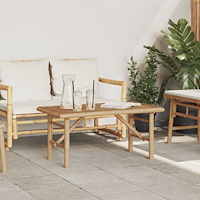 vidaXL Kaffeebord 90x50x43 cm Bambufiber