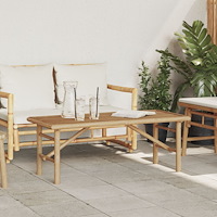 vidaXL Kaffeebord 110x50x43 cm Bambus