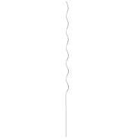 vidaXL Spiralväxtstöd 20 stycken 150 cm Galvaniserat Stål