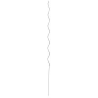 vidaXL Spiralväxtstöd 20 stycken 150 cm Galvaniserat Stål