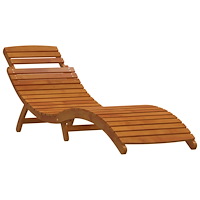 vidaXL Solstolar 2 st Solid Akaciaträ