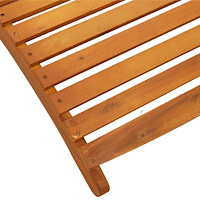 vidaXL Solstolar 2 st Solid Akaciaträ