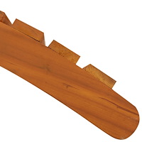 vidaXL Solstolar 2 st Solid Akaciaträ