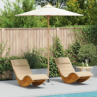 vidaXL Uteplatsparaply Gräddvit 240x260 cm i bambu
