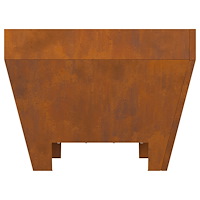 vidaXL Eldstad 50x50x30 cm väderbeständigt stål