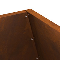 vidaXL Eldstad 50x50x100 cm väderbeständigt stål