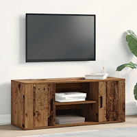 vidaXL TV-bänk Gammalt Trä 100x35x40 cm Konstruerat Trä