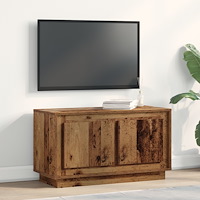 vidaXL TV-bänk gammalt trä 80x35x45 cm konstruerat trä