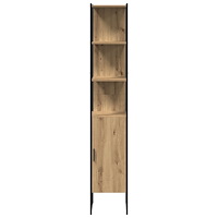 vidaXL Badrumsskåp artisan ek 33x33x185,5 cm konstruerat trä