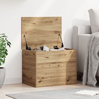 vidaXL Förvaringslåda med Lock Artisan Ek 60x42x46 cm Konstruerat Trä