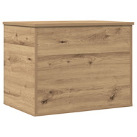 vidaXL Förvaringslåda med lock artisan ek 60x42x46 cm konstruerat trä