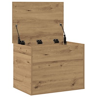 vidaXL Förvaringslåda med lock artisan ek 60x42x46 cm konstruerat trä