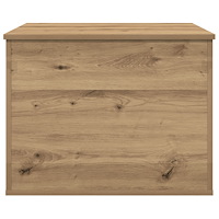 vidaXL Förvaringslåda med lock artisan ek 60x42x46 cm konstruerat trä
