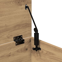 vidaXL Förvaringslåda med lock artisan ek 60x42x46 cm konstruerat trä