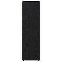vidaXL Badrumsskåp svart ek 30x30x95 cm konstruerat trä