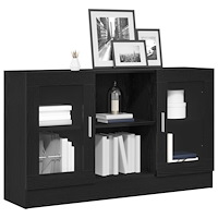 vidaXL Bänk svart ek 120x30,5x70 cm i trä