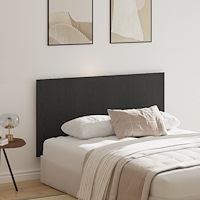 vidaXL Sänggavel Svart Ek 160x1,5x80 cm Trä