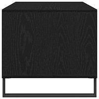 vidaXL Soffbord svart ek 90x49x45 cm konstruerat trä