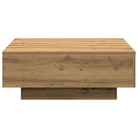 vidaXL Soffbord artisan ek 80x80x31 cm konstruerat trä