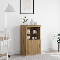 vidaXL Sidokabinett artisan ek 60.5 x 37 x 100 cm Konstruerat trä