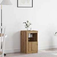 vidaXL Sidokabinett artisan ek 41 x 37 x 67 cm Konstruerat trä