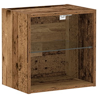 vidaXL Svävande hylla återvunnet trä 40x28,5x40 cm konstruerat trä